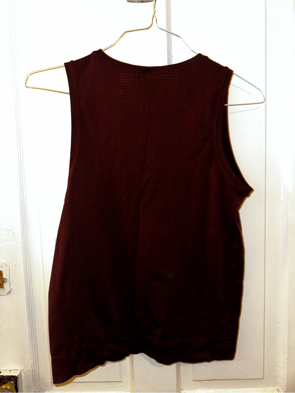 Athleta Chocolate Brown Ribbed Performance Tank - Picture 5 of 5